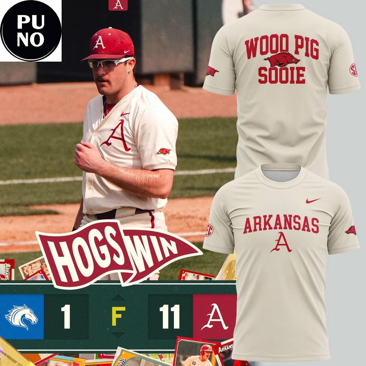 Arkansas Razorbacks Wooo Pig Sooie 2026 Hoodie T-Shirt