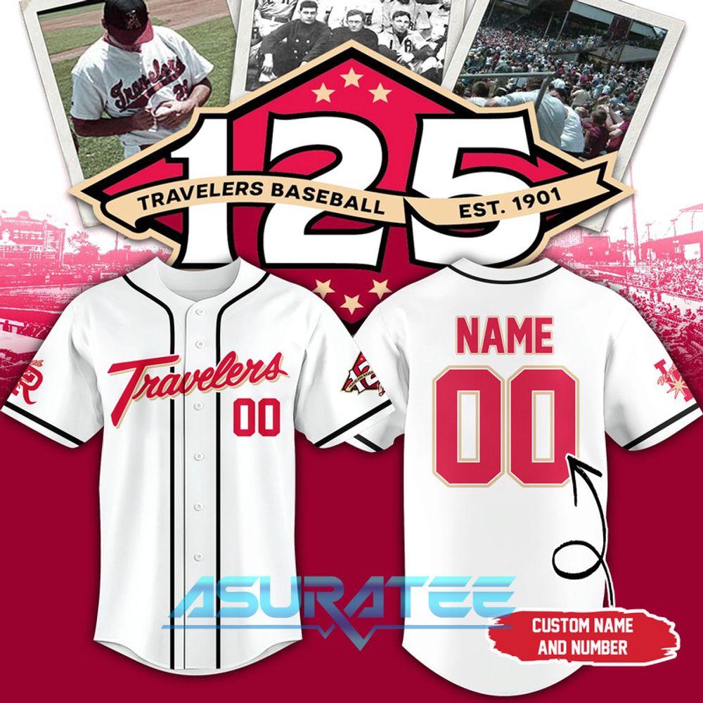 Arkansas Travelers 125th Anniversary Baseball Jersey