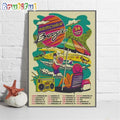 Armchair Boogie Summer 2024 Tour Wall Art Poster Canvas
