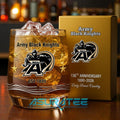 Army Black Knights 136th Anniversary Whiskey Glass