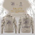 Army Black Knights Football Salute To Service Hoodie