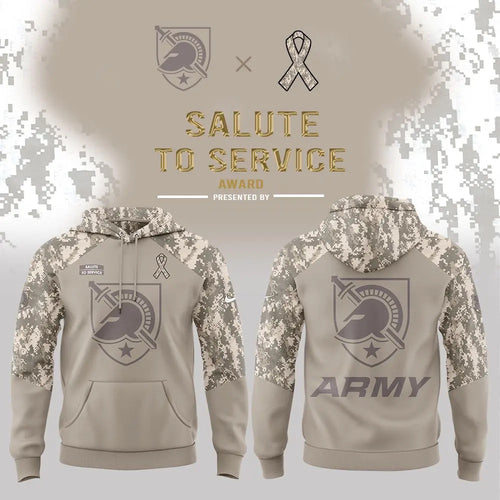 Army Black Knights Football Salute To Service Hoodie