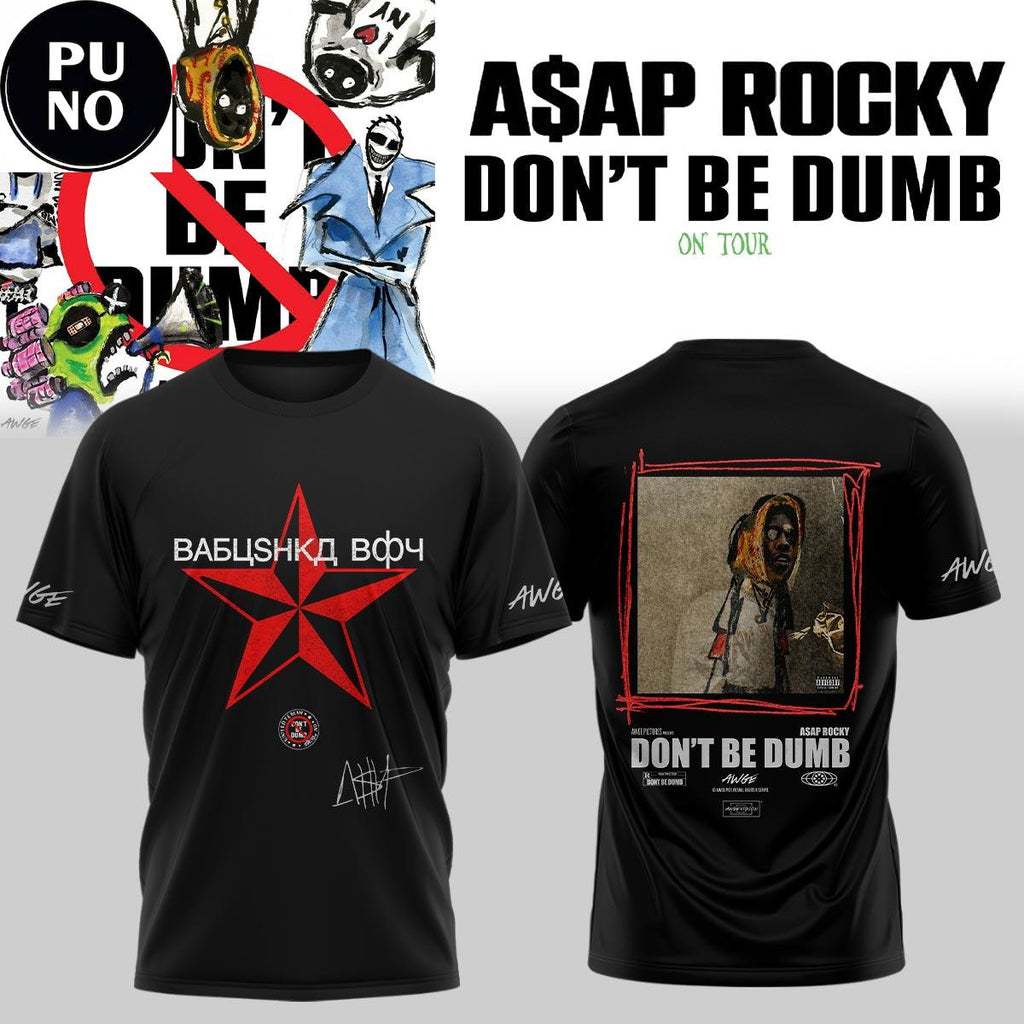 Asap Rocky Don’t Be Dumb World Tour 2026 Hoodie T-Shirt