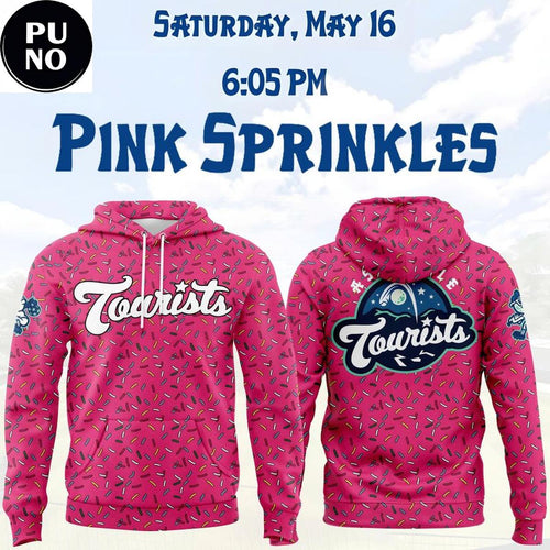 Asheville Tourists Pink Sprinkles 2026 Hoodie T-Shirt