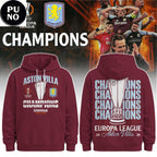 Aston Villa 2026 Europa League Champions Hoodie T-Shirt