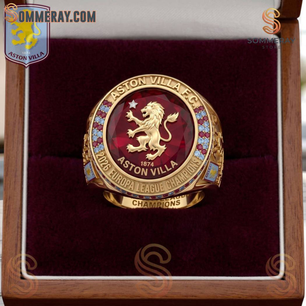 Aston Villa 2026 UEFA Europa League Champions Ring