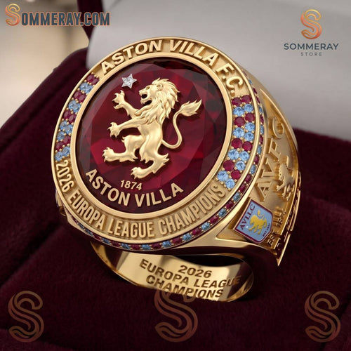Aston Villa 2026 UEFA Europa League Champions Ring