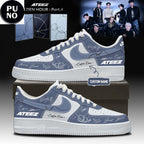 Ateez Golden Hour Part 4 Album 2026 Custom Name Air Force 1 Shoes