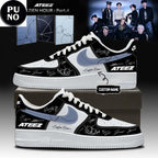 Ateez Golden Hour Part 4 Album 2026 Custom Name Air Force 1 Shoes