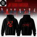 Ateez World Tour In Your Fantasy Black Hoodie