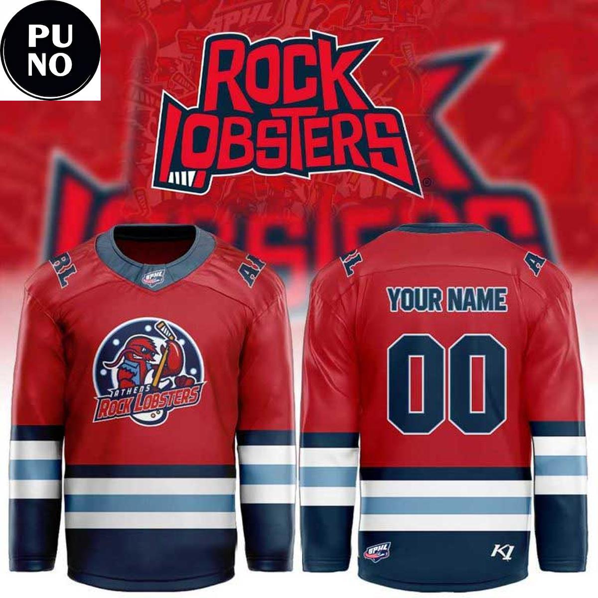 Athens Rock Lobsters 2026 New Season Personalized Hockey Jersey