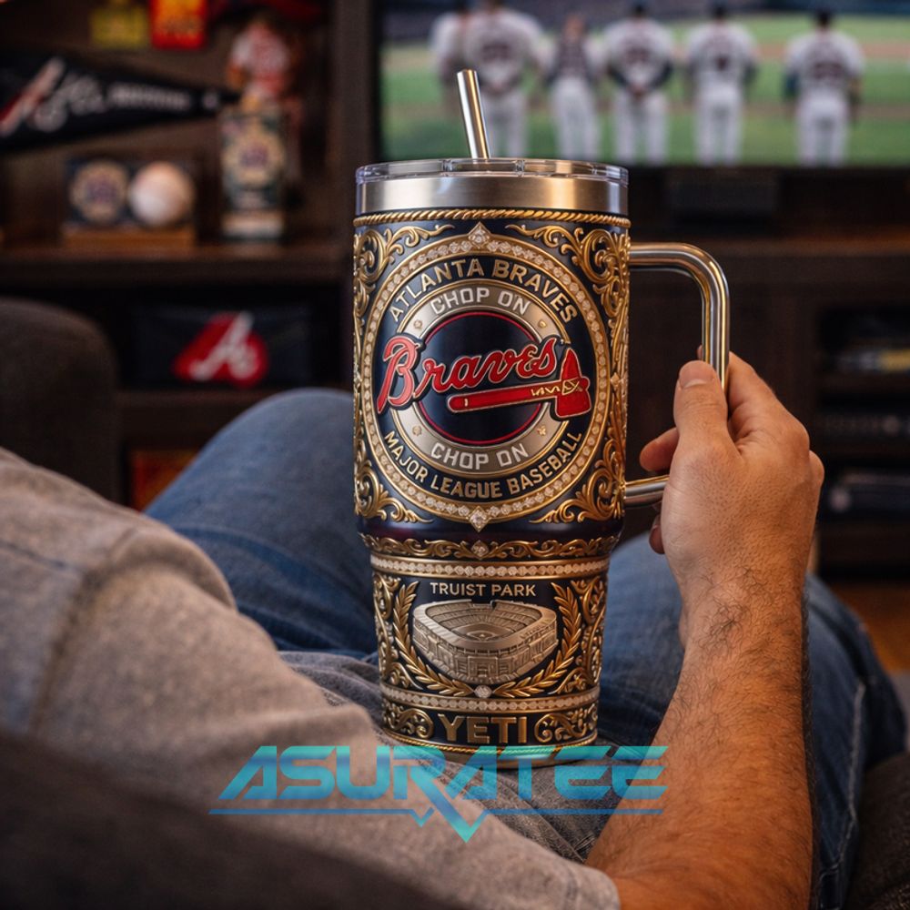 Atlanta Braves Baseball New 2026 Special YETI Tumbler
