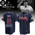 Atlanta Braves Legendary Baseball Manager Bobby Cox 1941-2026 Baseball Jersey