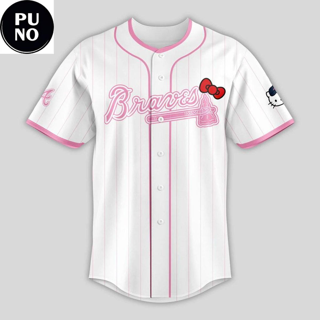 Atlanta Braves x Hello Kitty Day 2026 Baseball Jersey