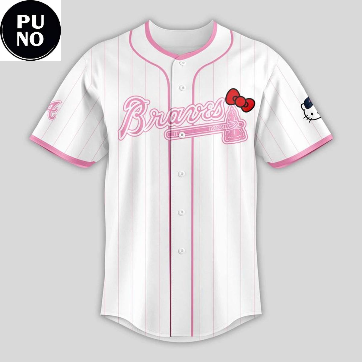 Atlanta Braves x Hello Kitty Day 2026 Baseball Jersey