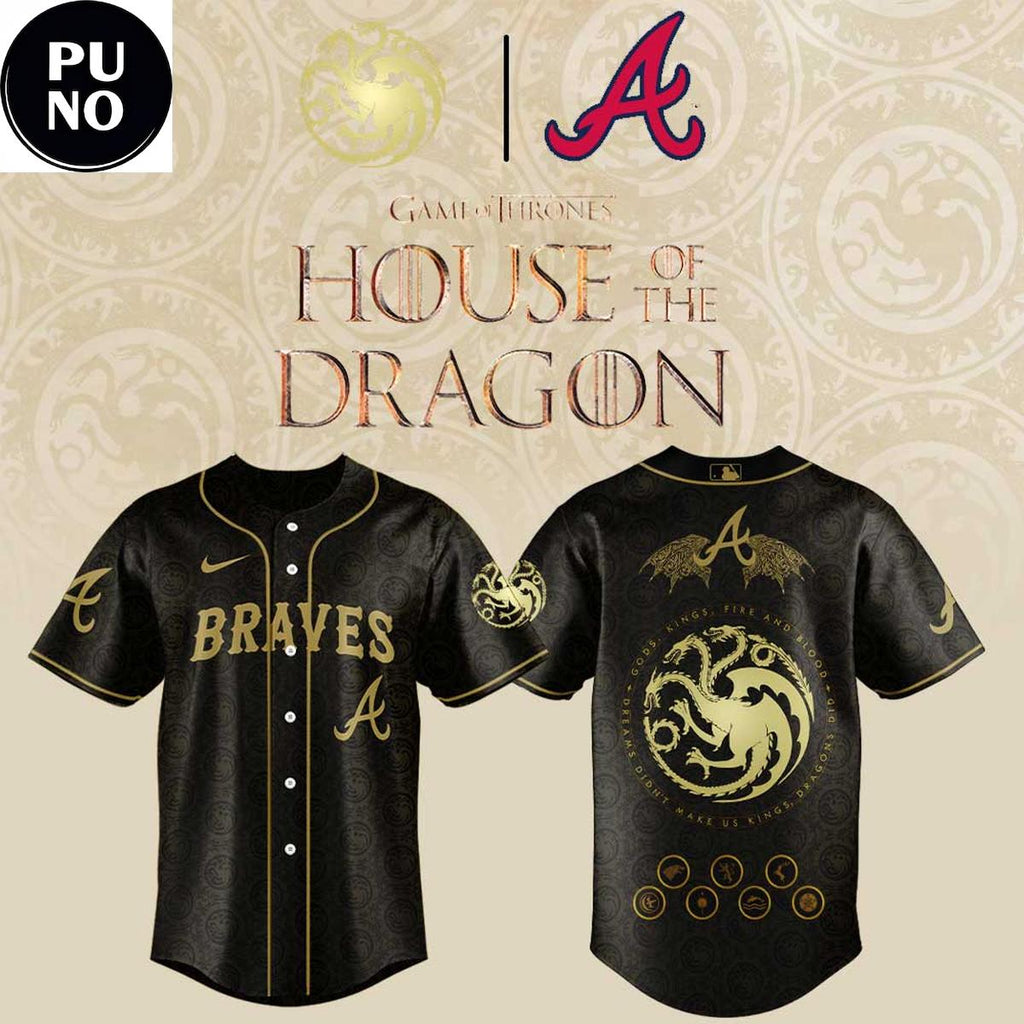 Atlanta Braves x House Of The Dragon 2026 Baseball Jersey
