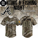 Atlanta Braves x Hunting and Fishing Night 2026 Personalized Baseball Jersey