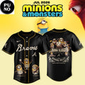 Atlanta Braves x Minions & Monsters 2026 Vintage 1920s Baseball Jersey