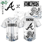 Atlanta Braves x One Piece Jersey 2026 Luffy Gear 5