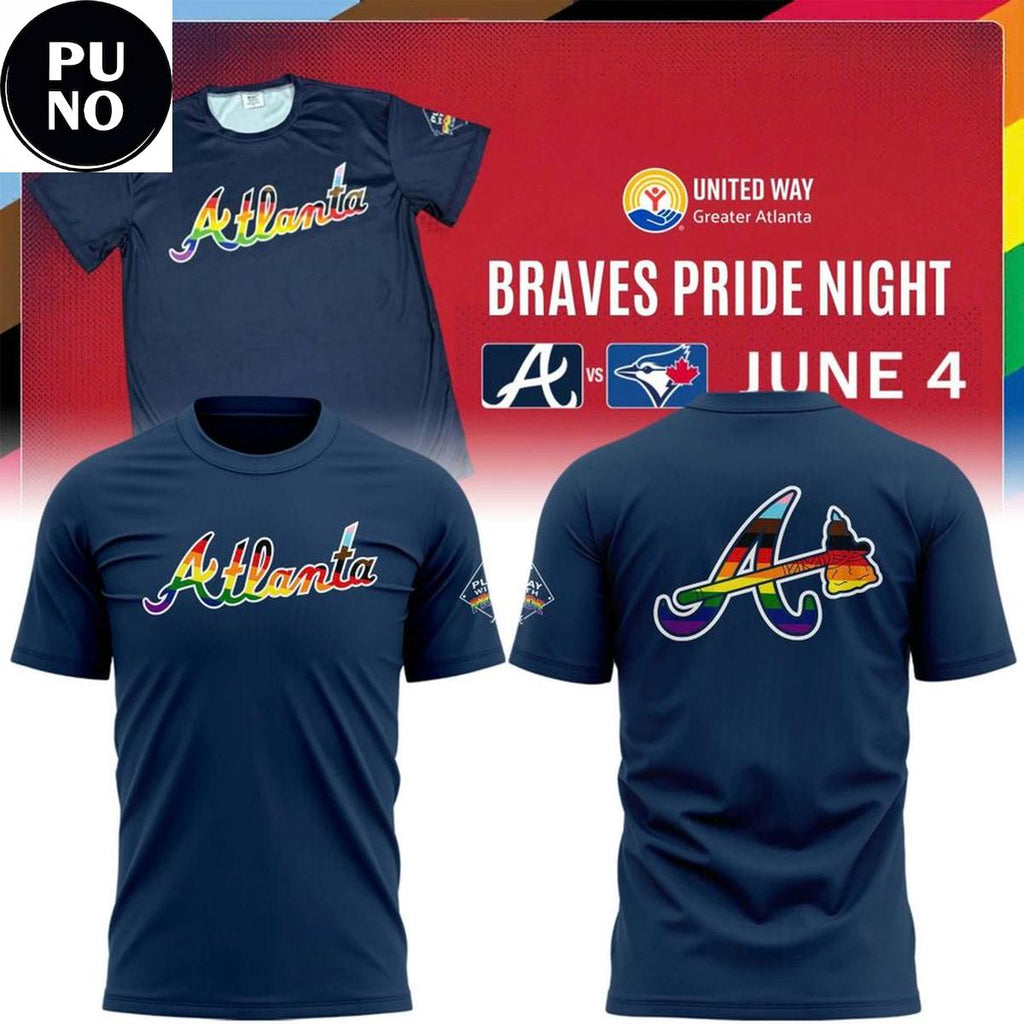 Atlanta Braves x Pride Night 2026 For Fans T-Shirt