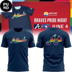 Atlanta Braves x Pride Night 2026 For Fans T-Shirt