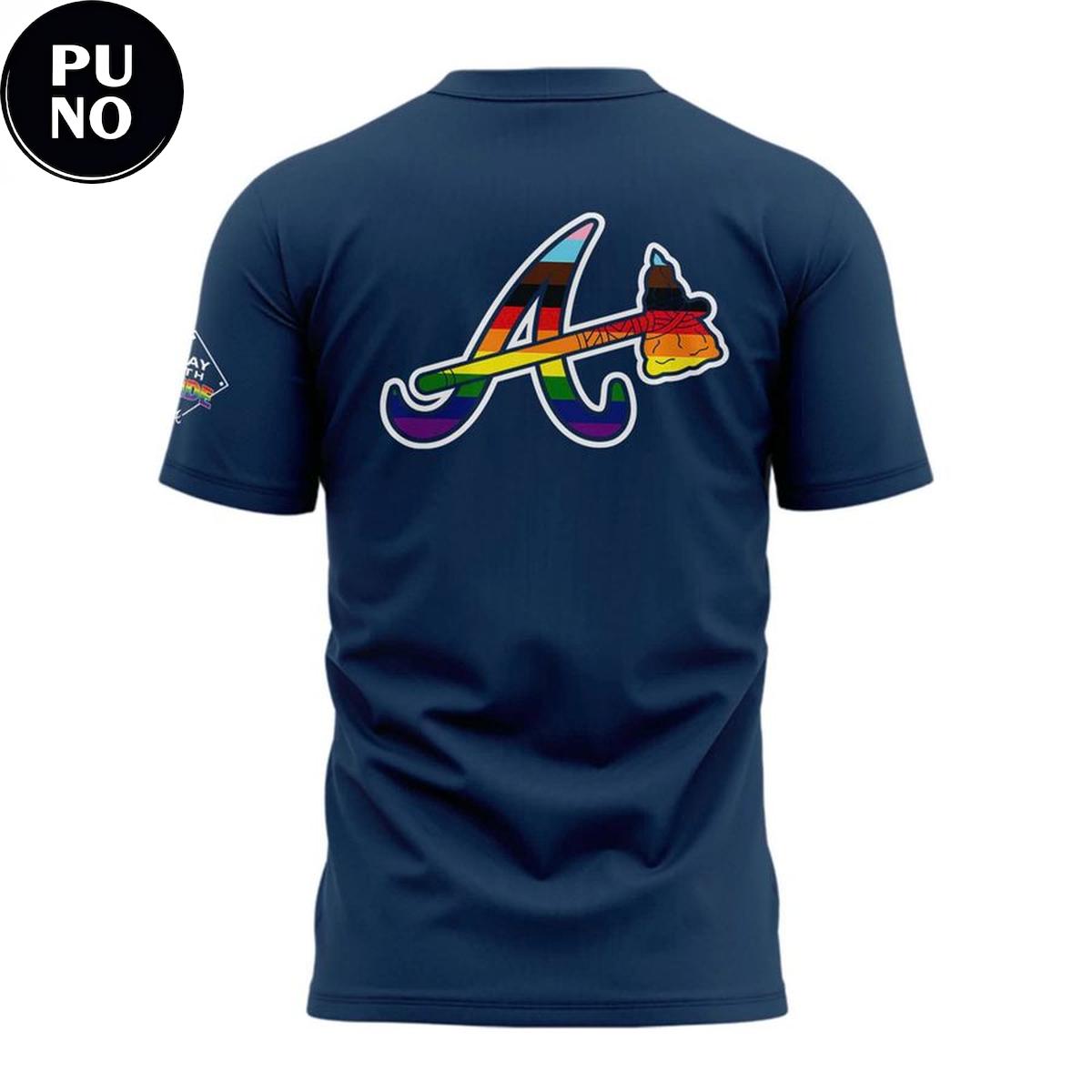 Atlanta Braves x Pride Night 2026 For Fans T-Shirt
