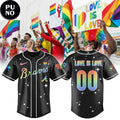 Atlanta Braves x Pride Night 2026 Personalized Baseball Jersey