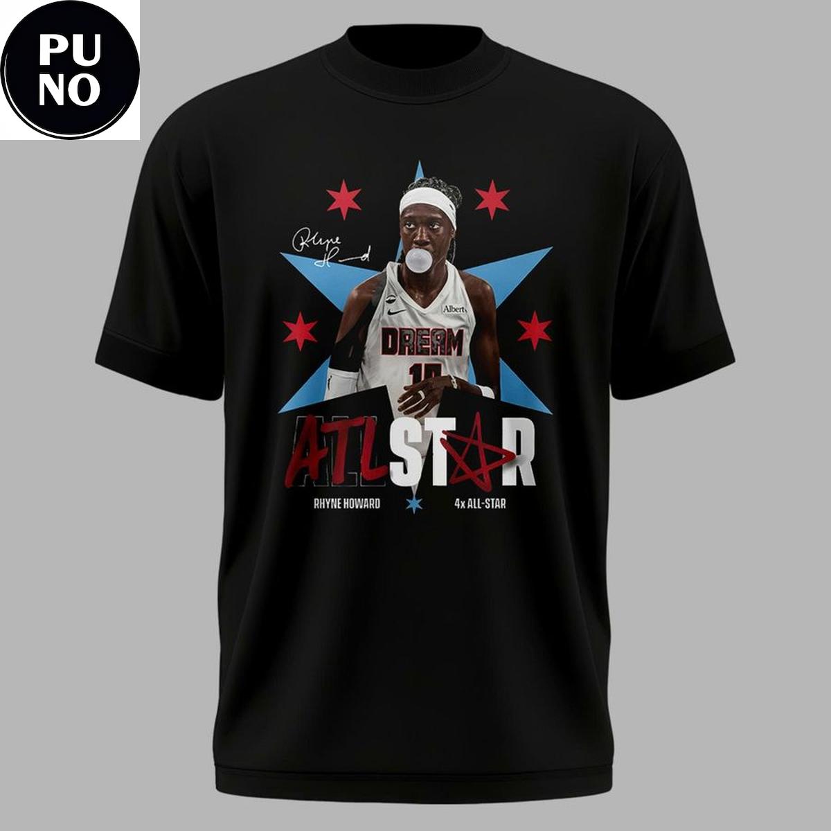 Atlanta Dream Rhyne Howard WNBA All-Star Game 2026 Tshirt