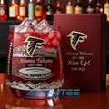 Atlanta Falcons 60th Anniversary Whiskey Glass