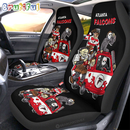 Atlanta Falcons Horror Characters Essential Halloween Car Seat Covers