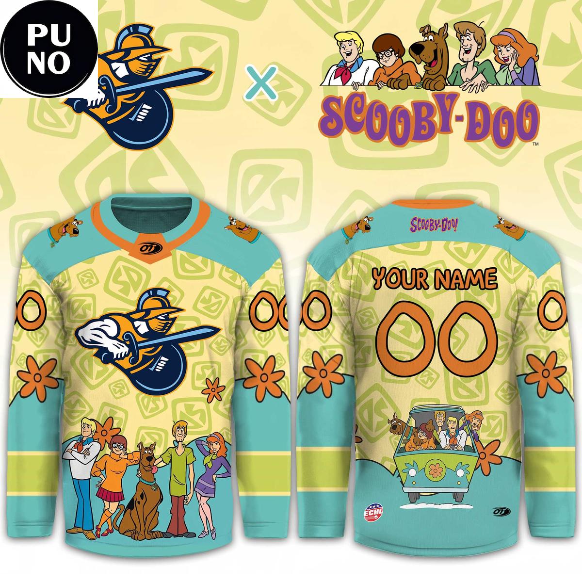 Atlanta Gladiators x Scooby-Doo Night 2026 Personalized Hockey Jersey