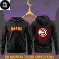Atlanta Hawks Eid Mubarak Our Hawks Family 2026 Hoodie T-Shirt