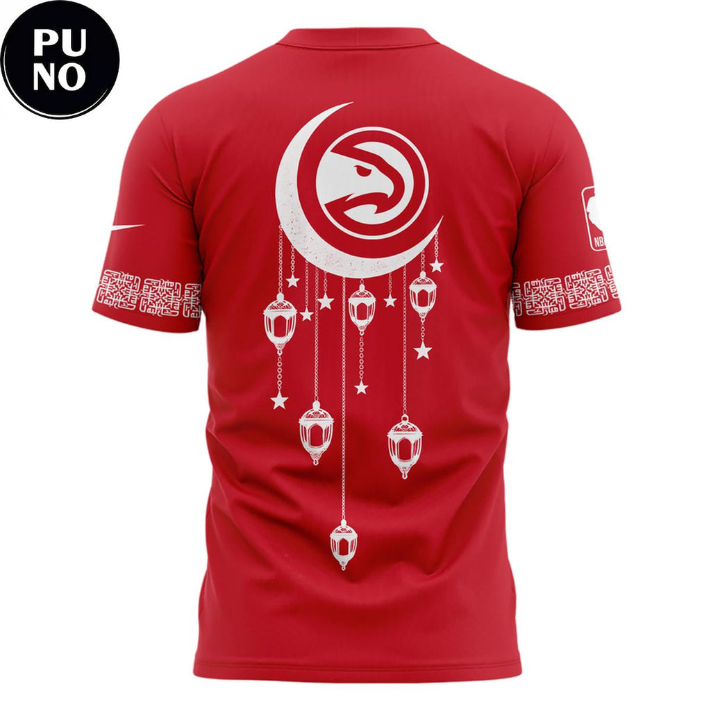 Atlanta Hawks Eid Mubarak Our Hawks Family 2026 Hoodie T-Shirt