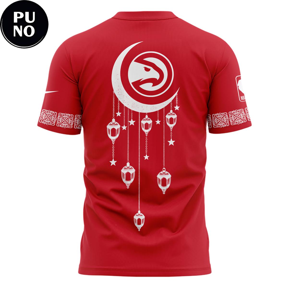 Atlanta Hawks Eid Mubarak Our Hawks Family 2026 Hoodie T-Shirt