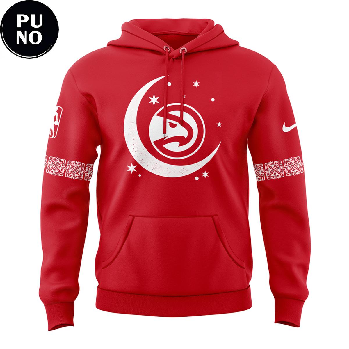 Atlanta Hawks Eid Mubarak Our Hawks Family 2026 Hoodie T-Shirt