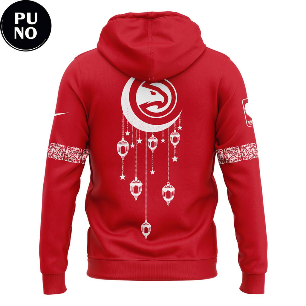 Atlanta Hawks Eid Mubarak Our Hawks Family 2026 Hoodie T-Shirt