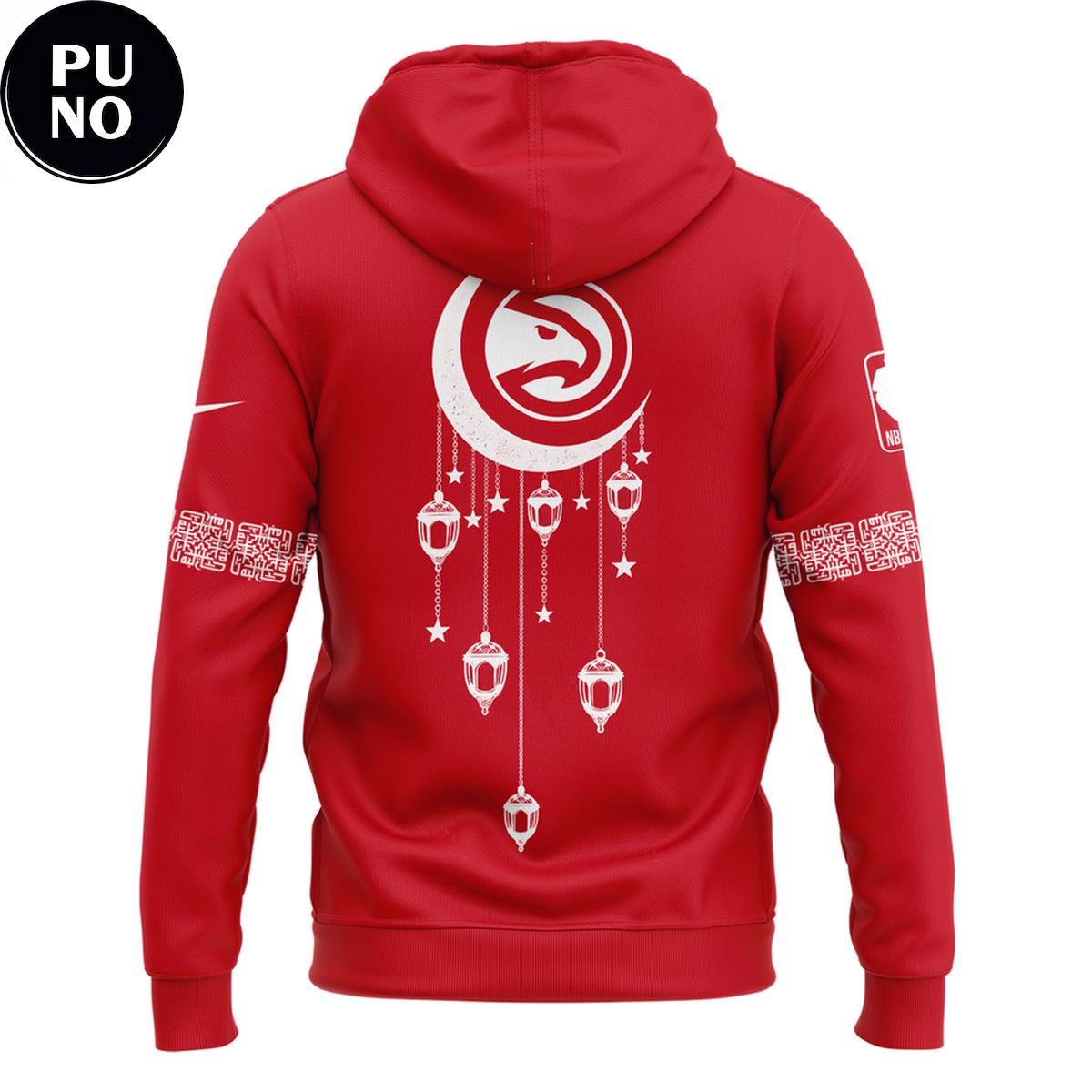 Atlanta Hawks Eid Mubarak Our Hawks Family 2026 Hoodie T-Shirt