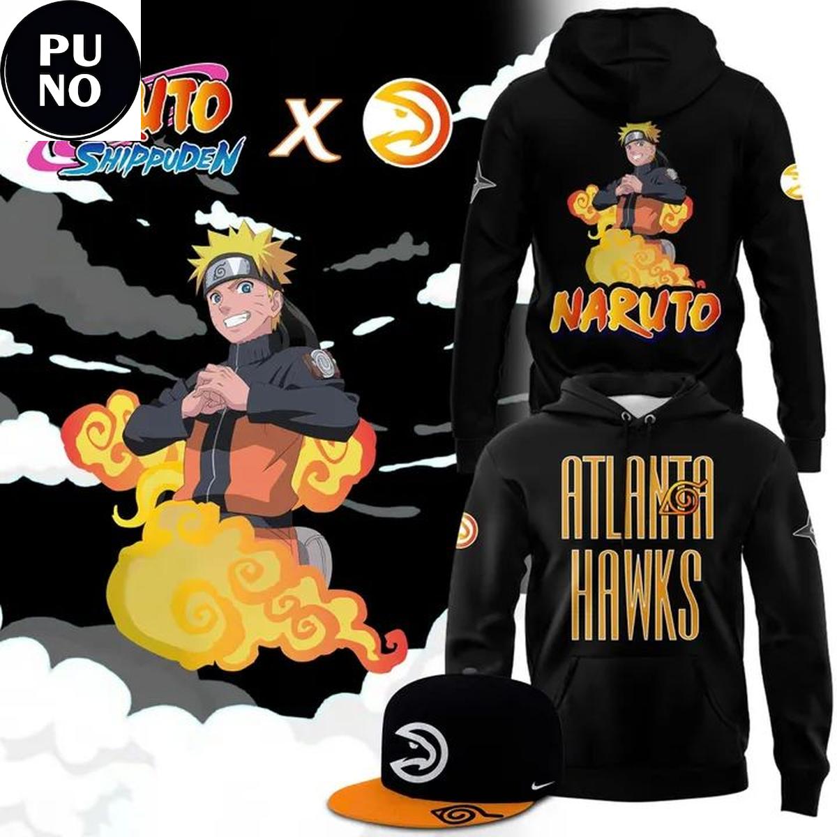 Atlanta Hawks x Naruto Shippuden Night 2026 Hoodie T-Shirt