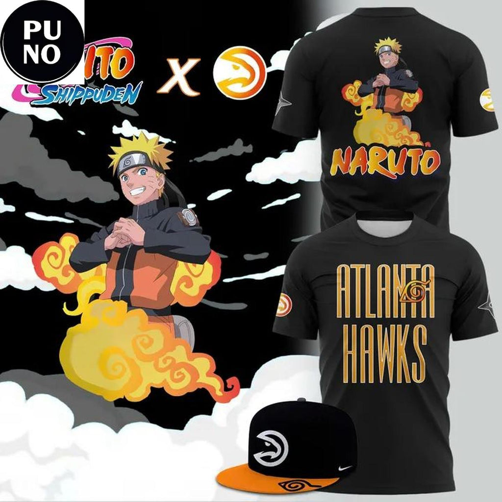 Atlanta Hawks x Naruto Shippuden Night 2026 Hoodie T-Shirt