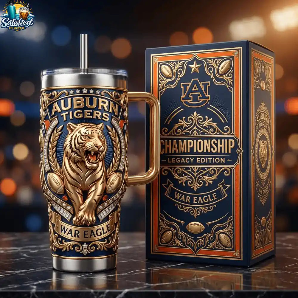 Auburn Tigers War Eagle Championship Legacy Edition Tumbler