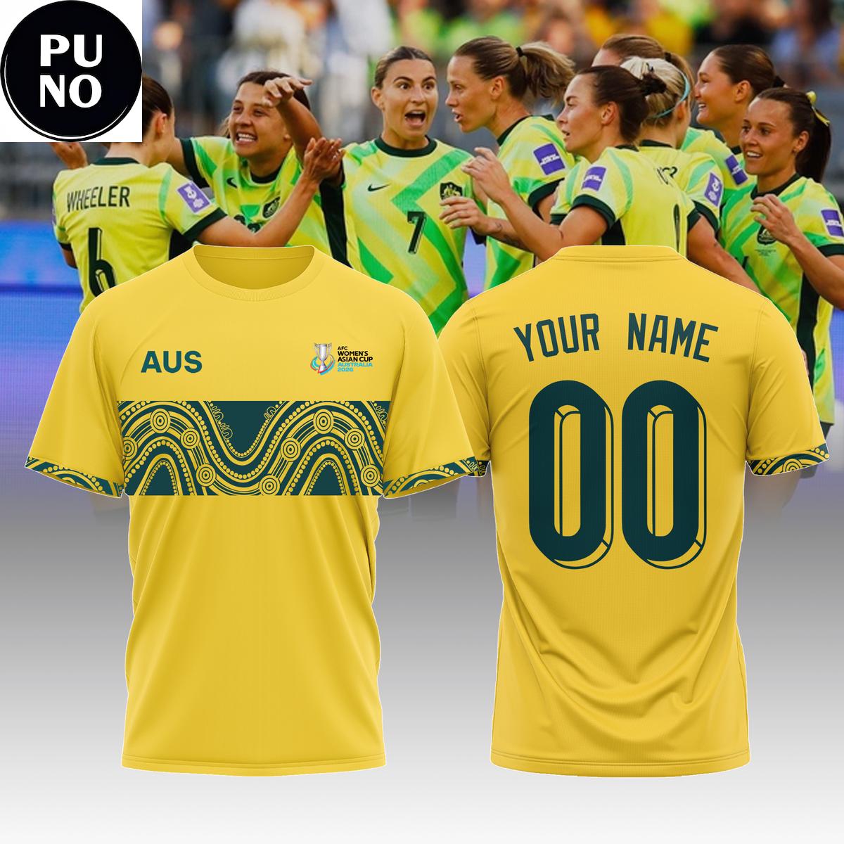 Australia AFC Women’s Asian Cup 2026 Personalized Supporter Tee