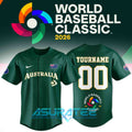 Australia Baseball 2026 World Baseball Classic Green Jersey