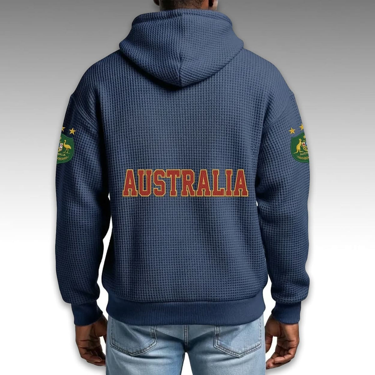 Australia World Cup 2026 Waffle Quarter Zip Hoodie