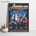 Aventura Cerrando Ciclos Tour 2024 Signatures Poster Canvas Art