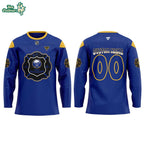 Buffalo Sabres First Responders Night 2026 Blue Hockey Jersey Custom Name, Number