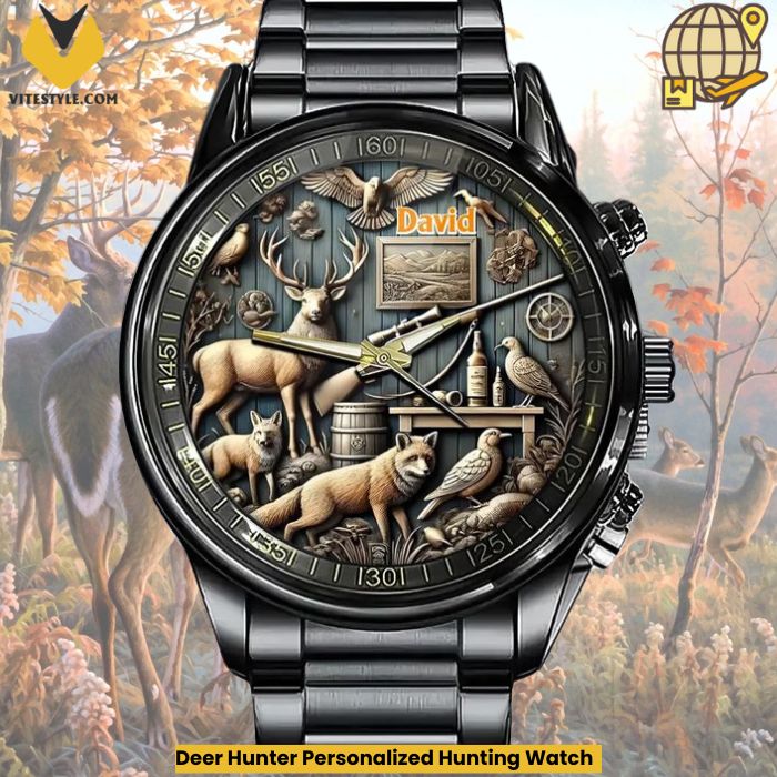 Deer Hunter Personalized Hunting Watch
