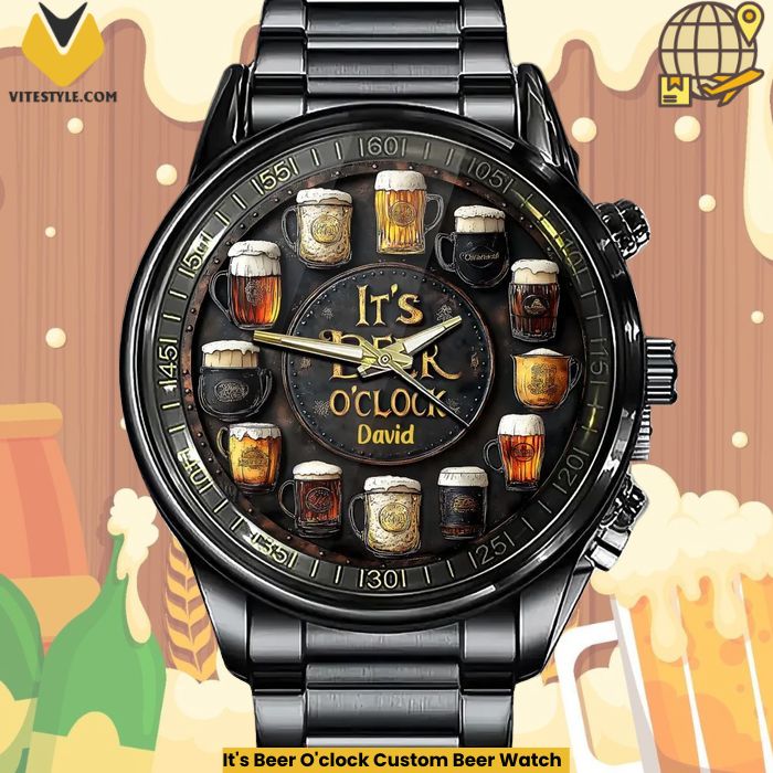 It’s Beer O’clock Custom Beer Watch