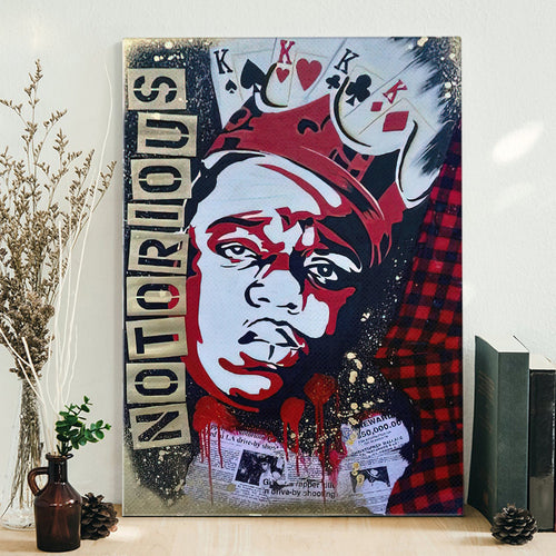 B.I.G Smalls Notorious Poster Canvas