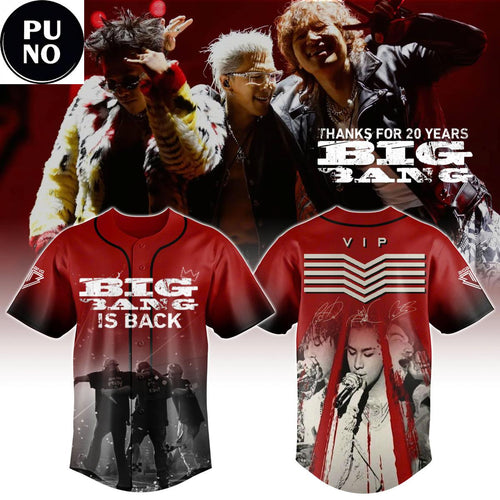 BIGBANG The King Is Back Coachella 2026 Baseball Jersey