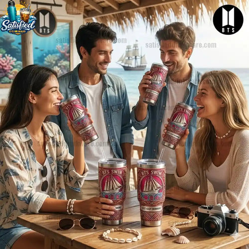 BTS 40oz Tumbler With Handle